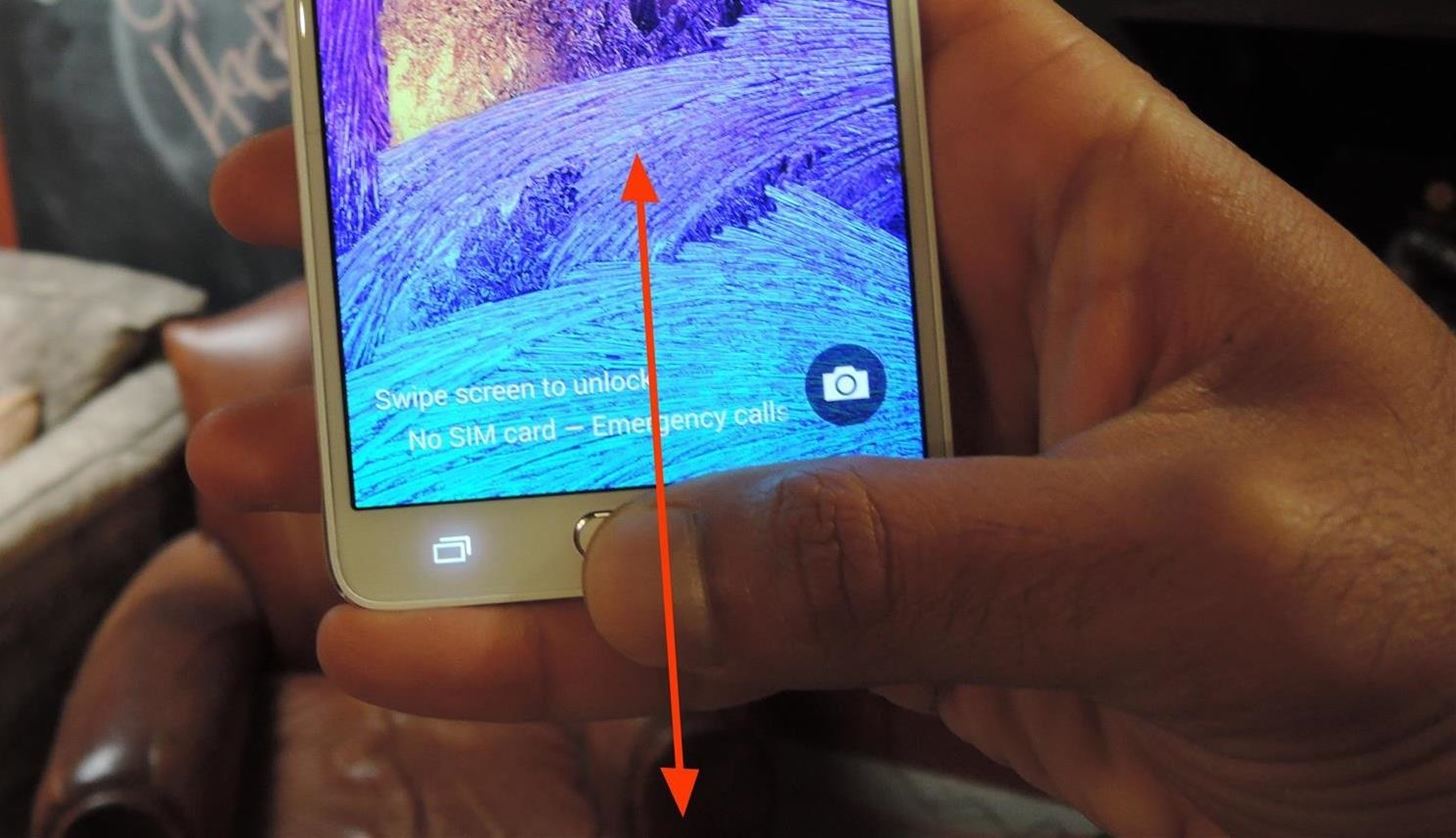 The Trick to Unlocking Your Galaxy Note 4 More Easily with One Hand