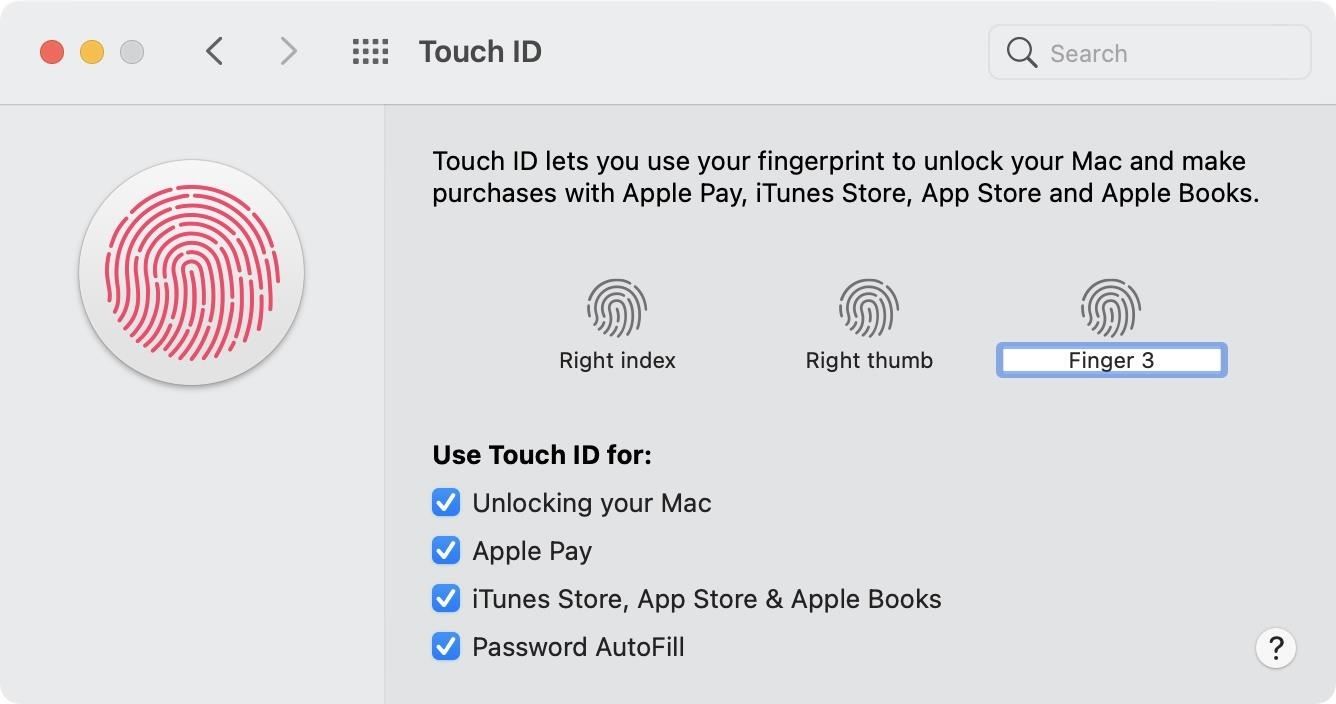 How to Trick Your MacBook's Touch ID into Registering Twice as Many Fingerprints for Each Account