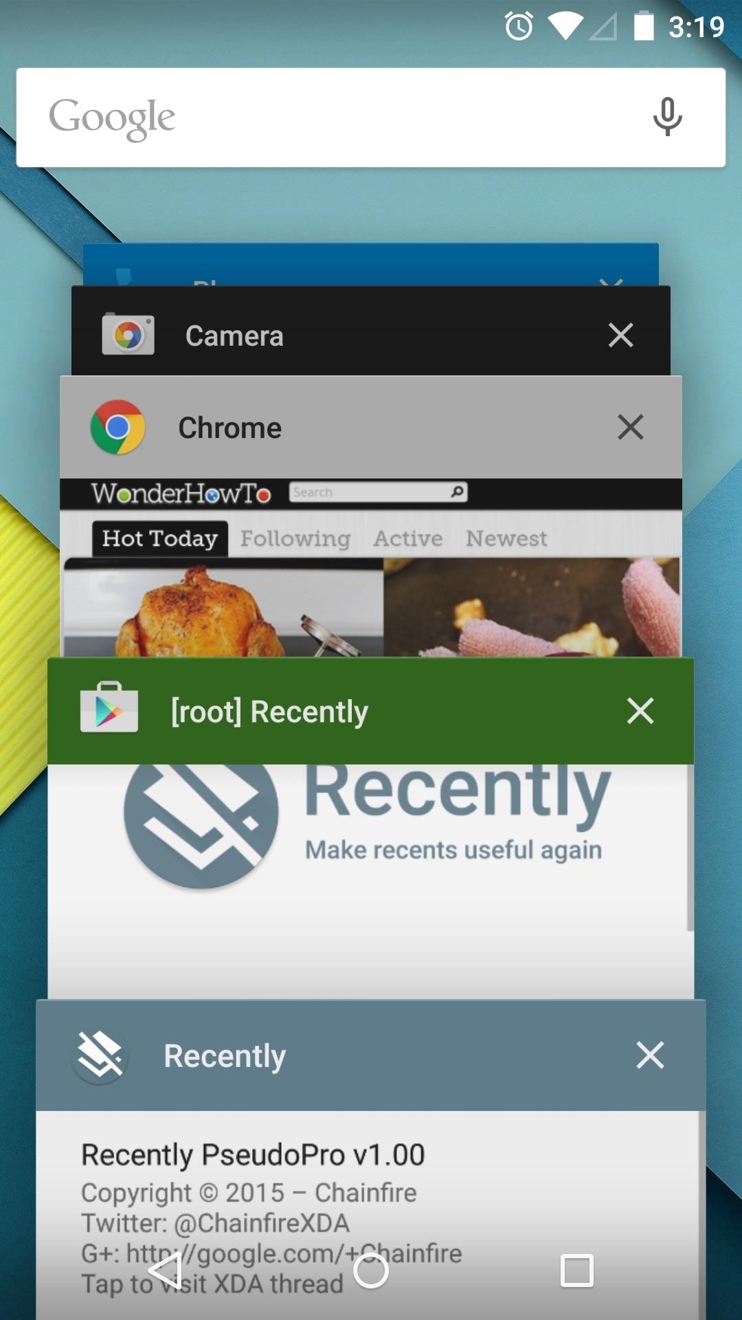 How to Trim Down Android Lollipop's Overview Screen