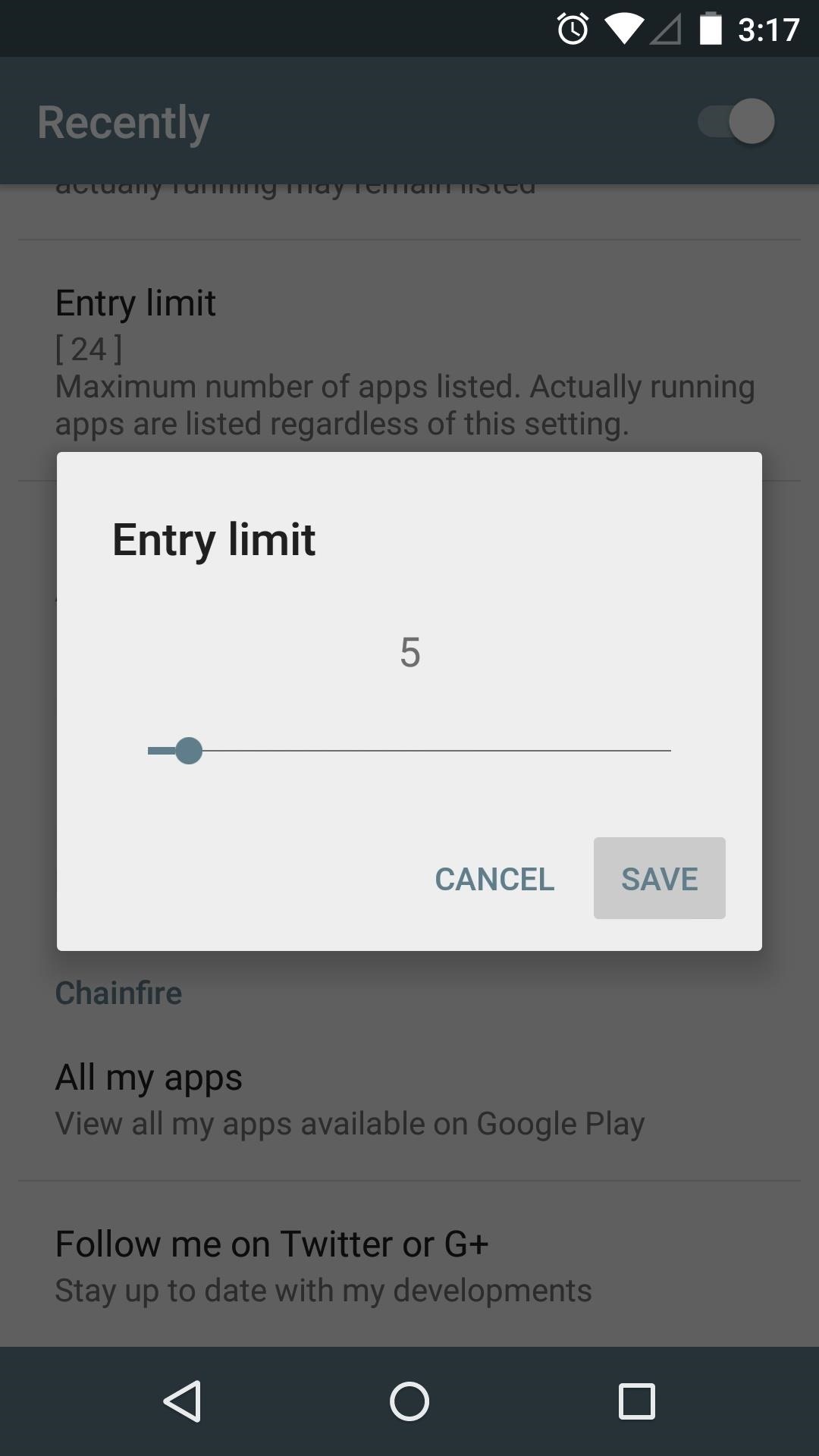 How to Trim Down Android Lollipop's Overview Screen