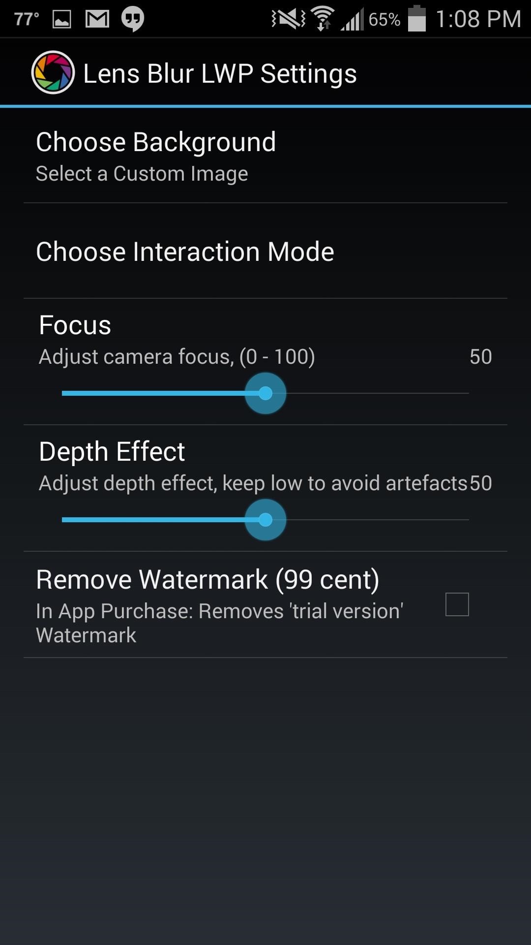 Turn Lens Blur Photos from Google Camera into Stunning Live Wallpapers for Your Galaxy S4