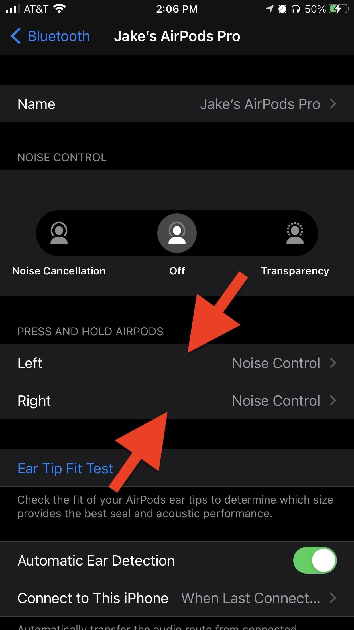 How to Turn Transparency or Noise Cancellation Off Using the AirPods Pro Stem