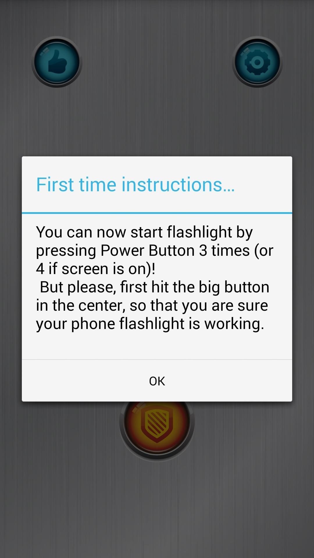 Turn On Your Android's Flashlight Using the Power Button