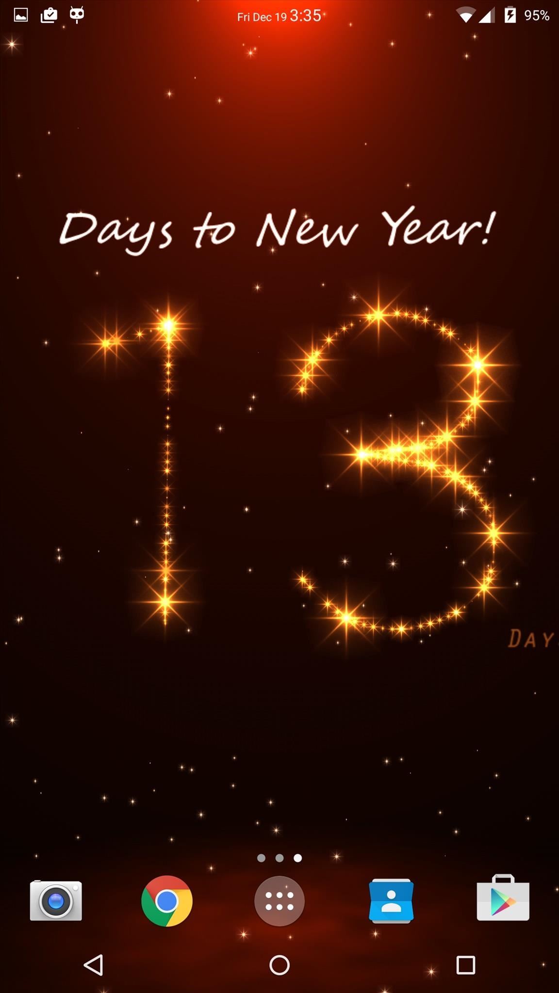 Turn Your Android's Wallpaper into a Christmas & New Year's Countdown Clock