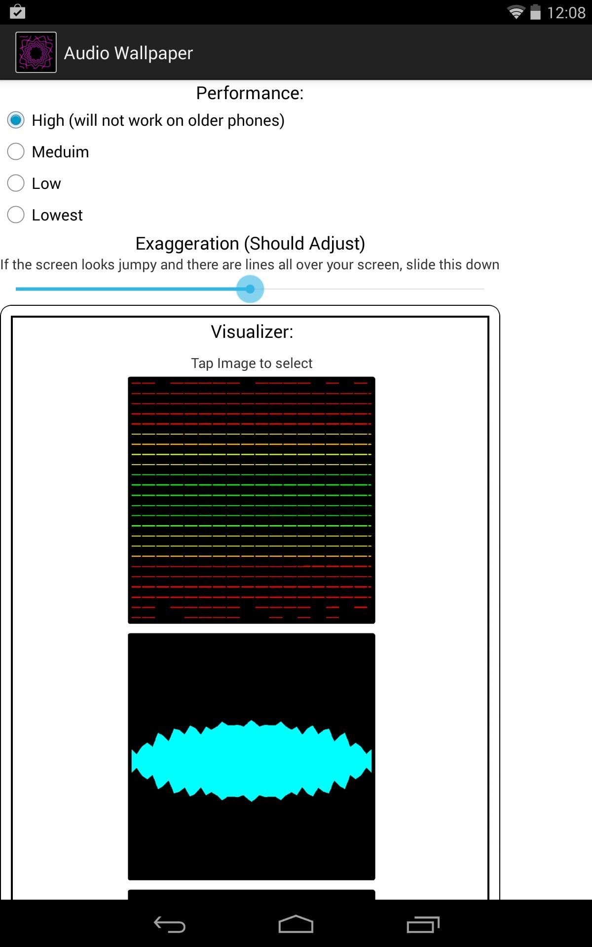 How to Turn Your Nexus 7's Home Screen into an Ambient Audio Visualizer