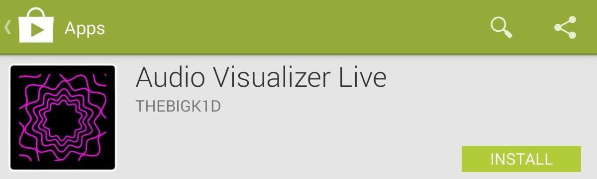 How to Turn Your Nexus 7's Home Screen into an Ambient Audio Visualizer