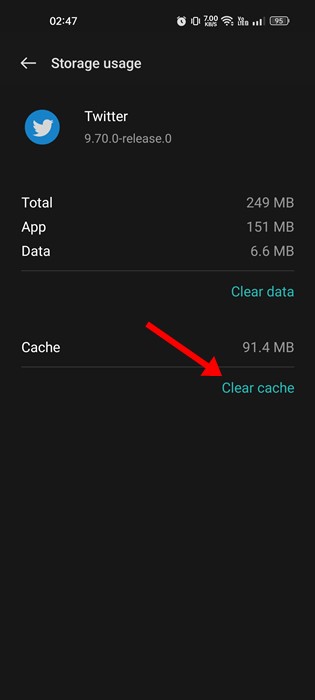 Clear Cache