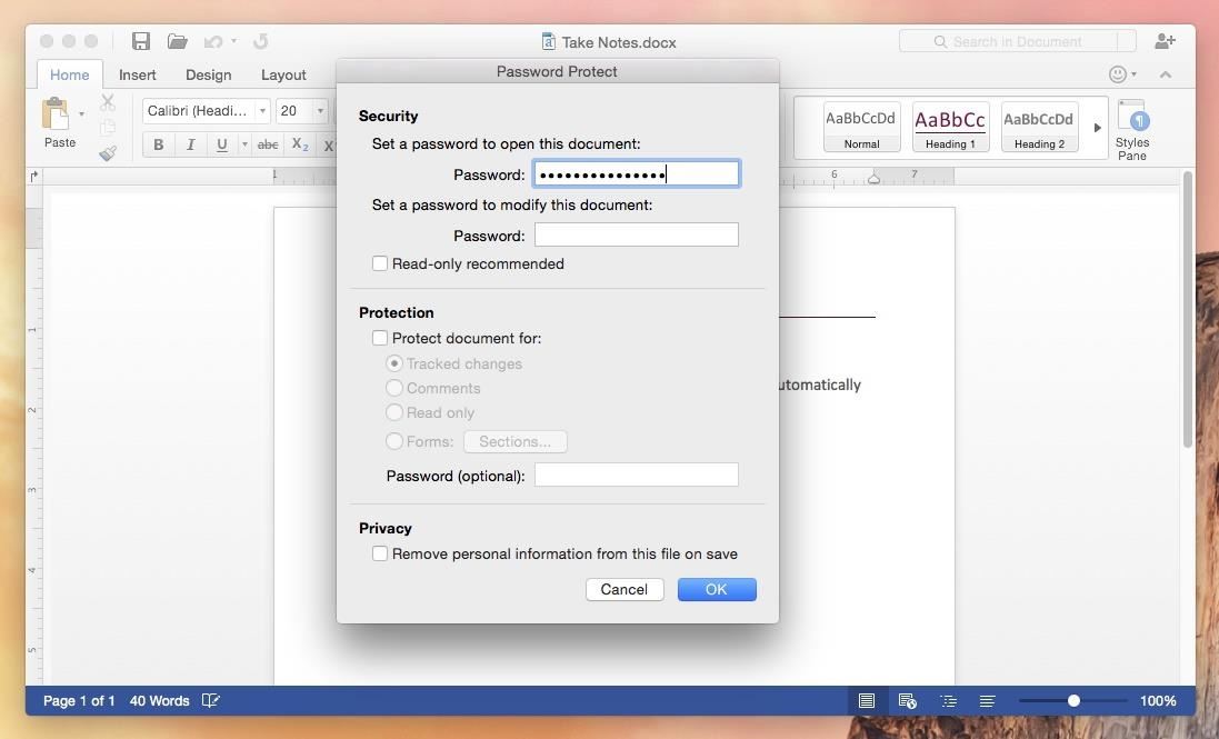 The Ultimate Guide to Password-Protecting Files & Folders in Mac OS X Yosemite