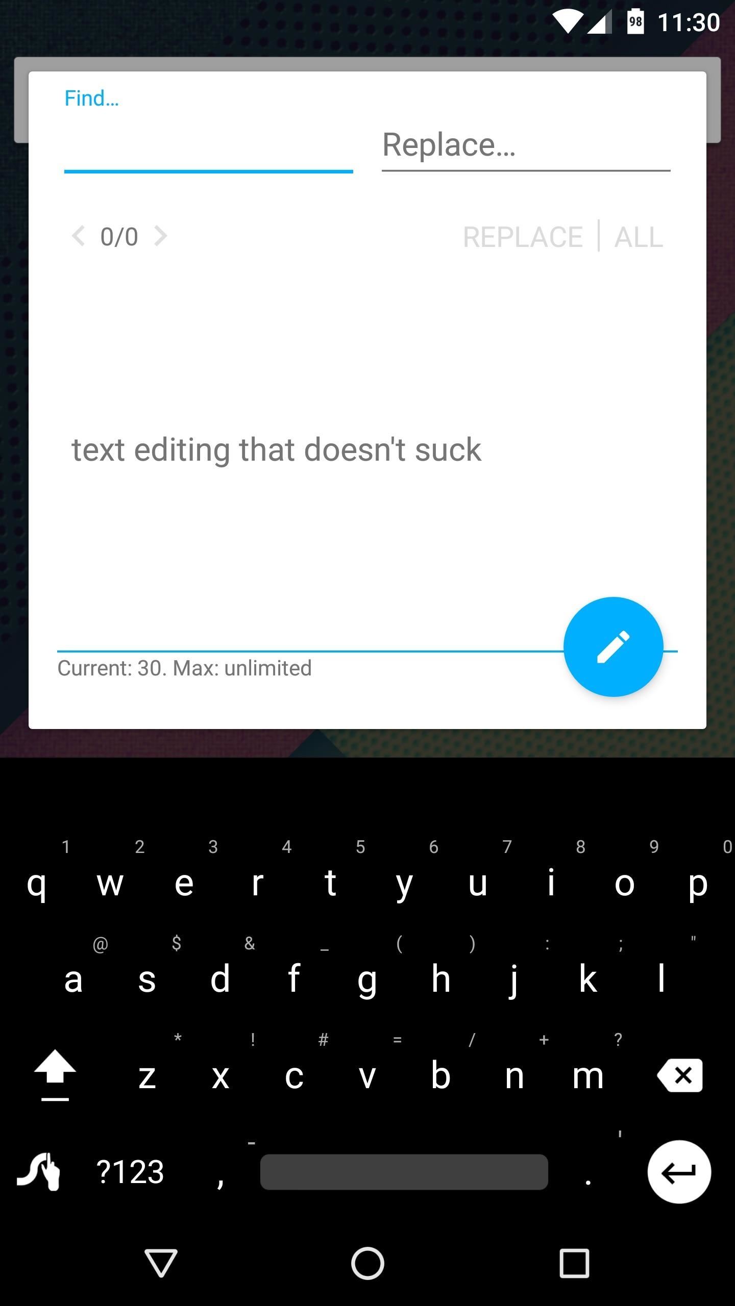 Undo. Redo. Find & Replace. Get Them for Your Android Keyboard Right Now