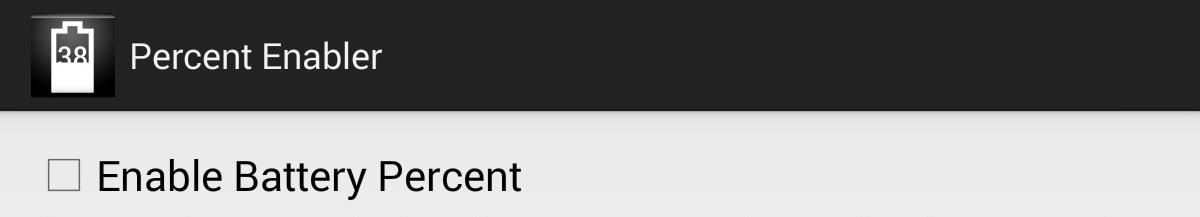 How to Unlock the Hidden Battery Percentage Status Bar Icon in KitKat on Your Nexus 7 Tablet