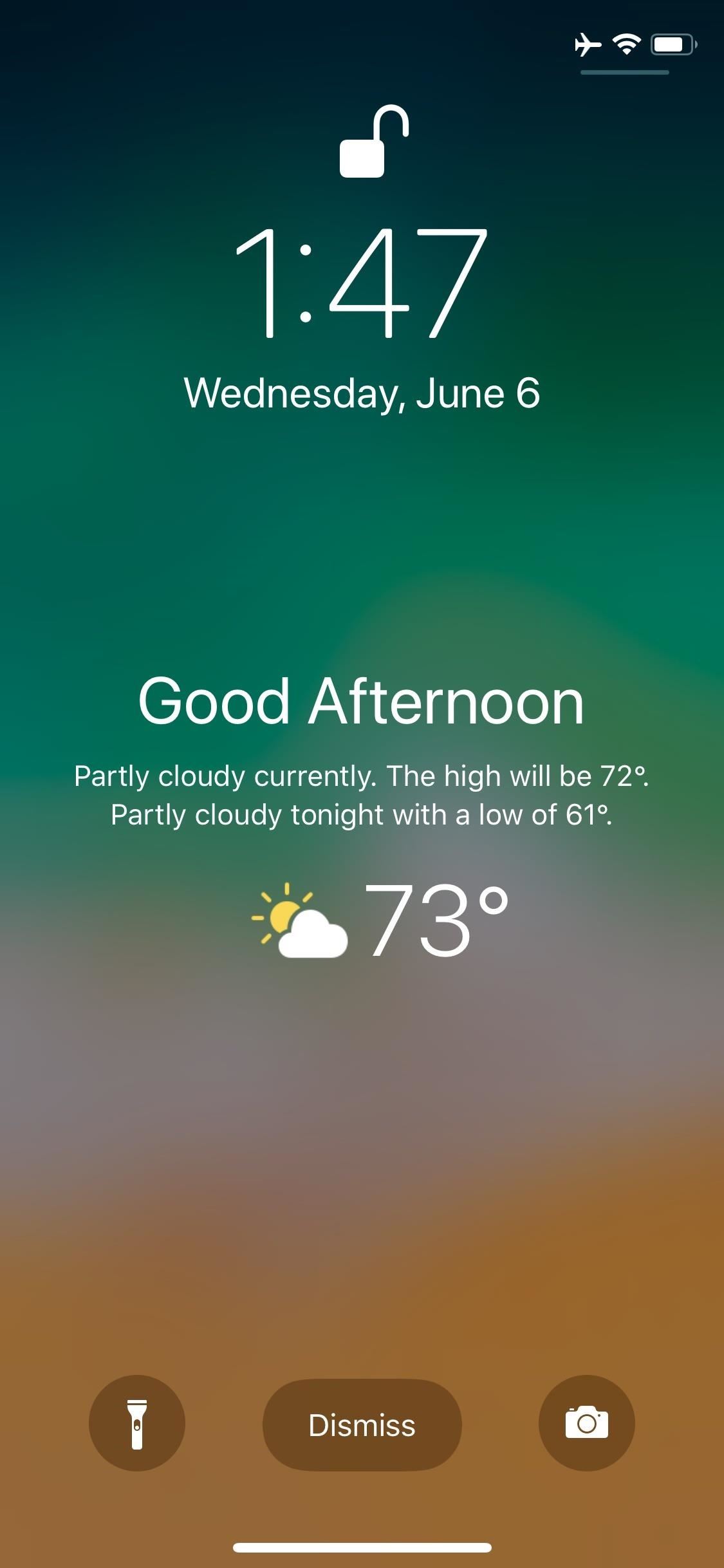 How to Unlock the Hidden Weather Lock Screen Widget in iOS 12 on Your iPhone