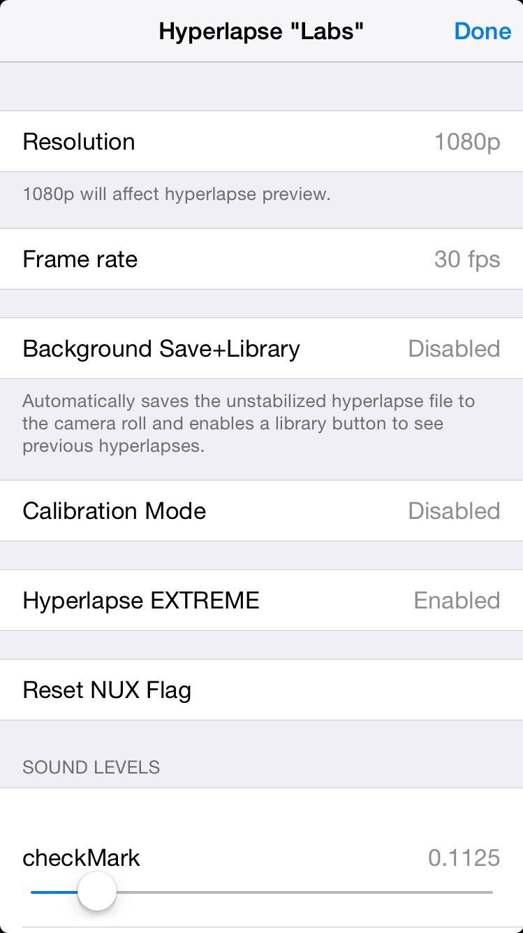 Unlock Hyperlapse's Secret "Labs" Menu for 1080p Recording, Faster Time-Lapses, & More