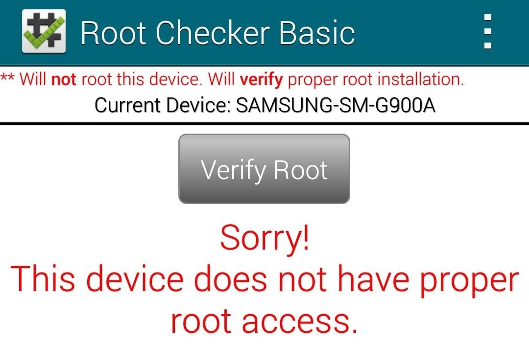 How to Unroot Your Galaxy S5 or Other Android Device