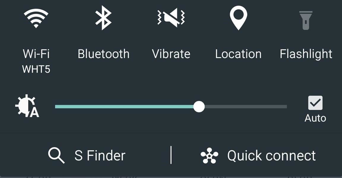 Update Makes It Easy to Remove S Finder & Quick Connect from Your Galaxy S6's Notification Tray
