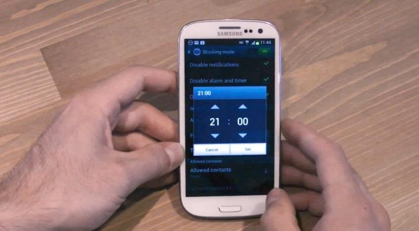 How to Use Blocking Mode to Disable Alerts at Specific Times on a Samsung Galaxy Device