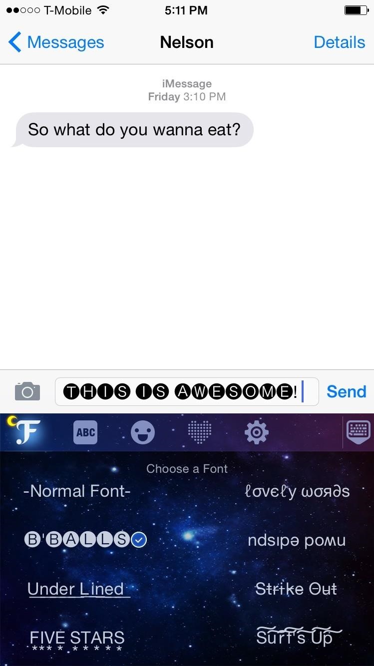 Use Custom Fonts for Messaging on Your iPhone