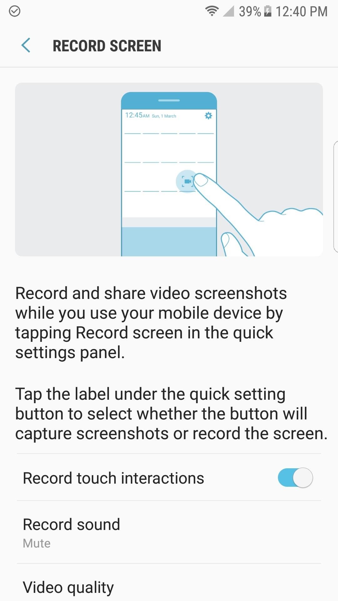 How to Use the Galaxy S8's Hidden Screen Recorder on Other Samsung Devices