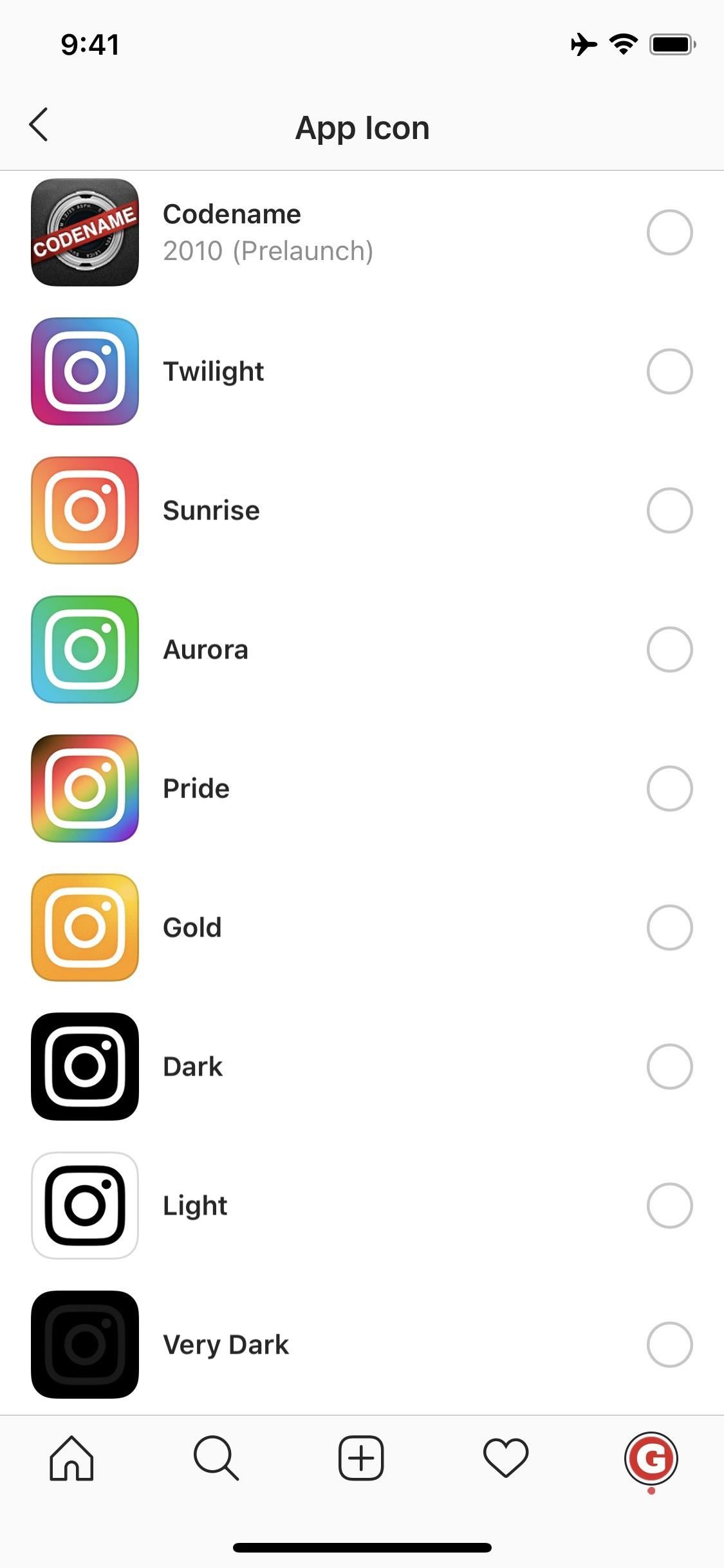 Use Instagram's Secret App Icon Menu to Choose Light, Dark, Retro & Other Official Icon Variations