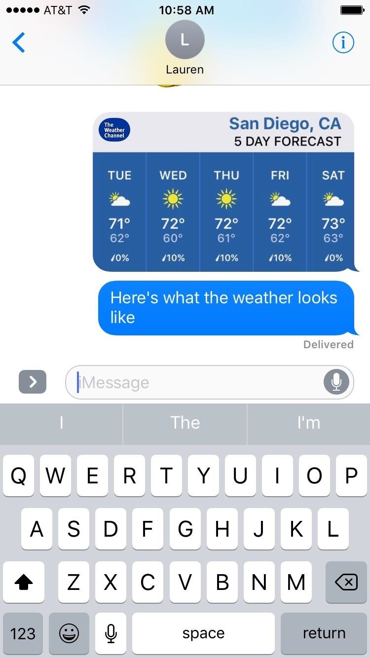 How to Use the New iMessage App Store in iOS 10 to Send Custom Stickers, Weather Info & More