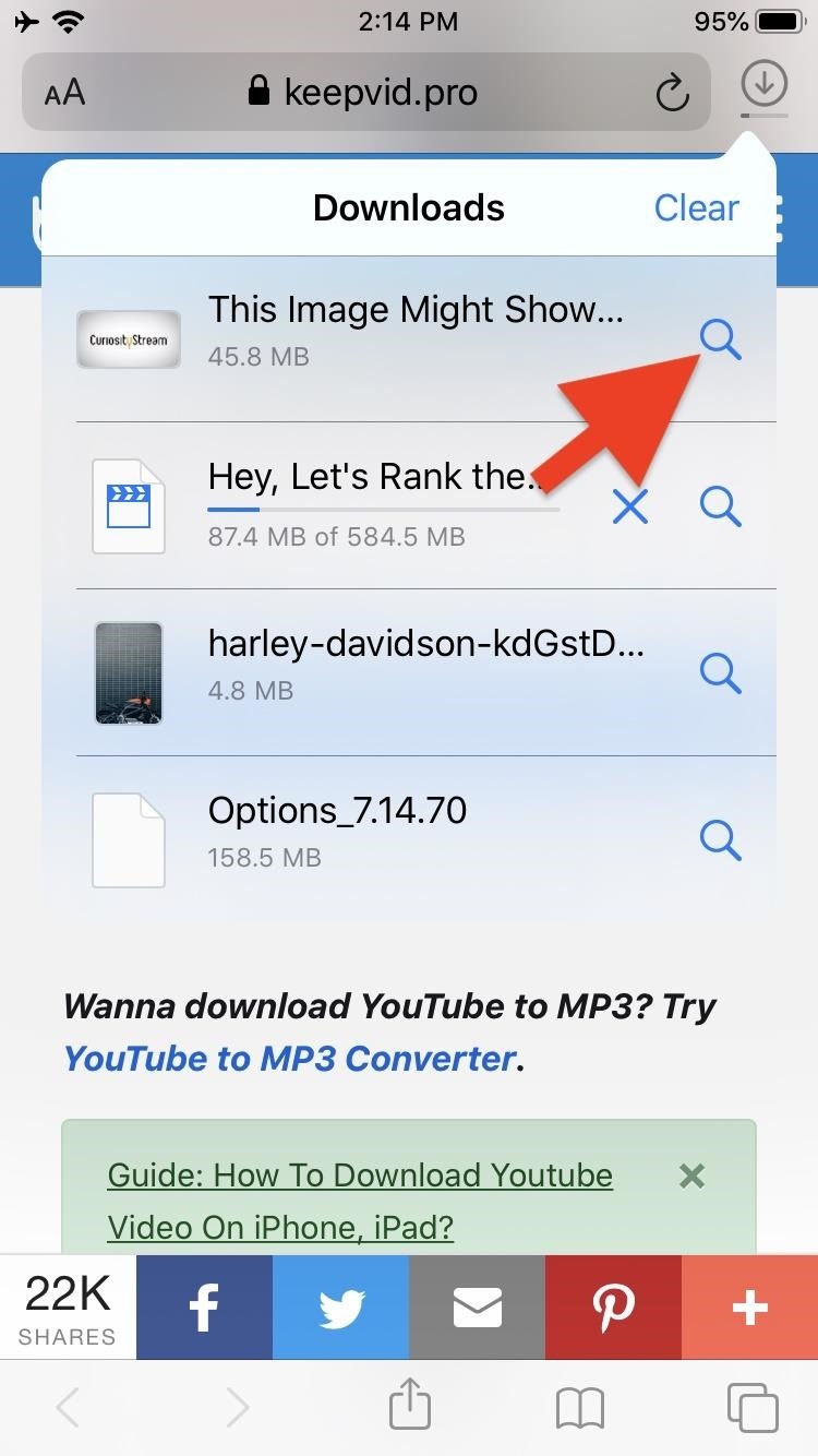 How to Use Safari's New Downloads Manager in iOS 13