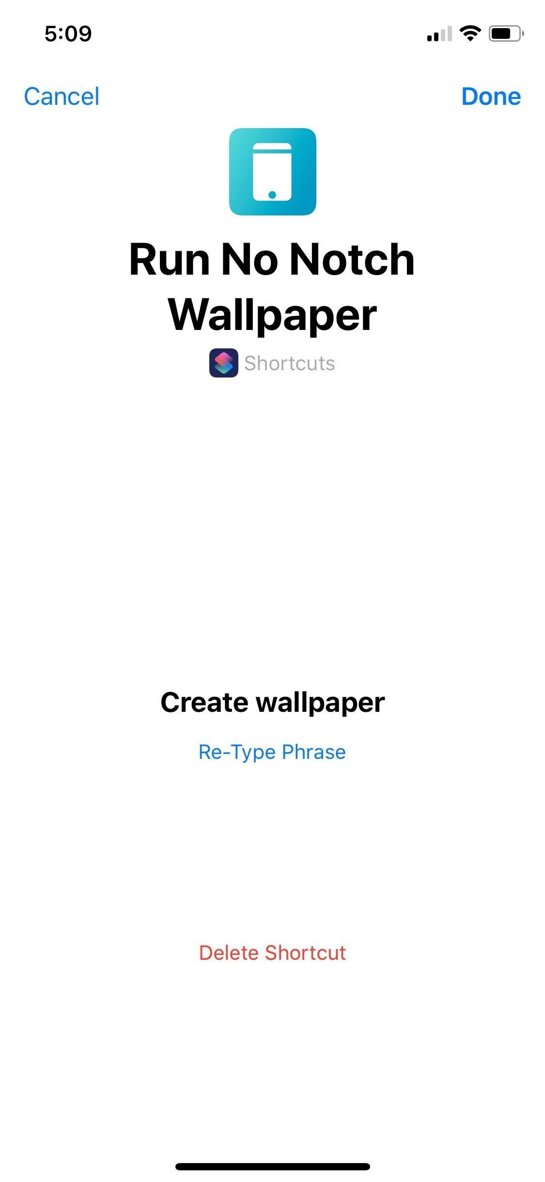 Use This Shortcut to Turn Any Photo into a Notch-Hiding Wallpaper on Your iPhone