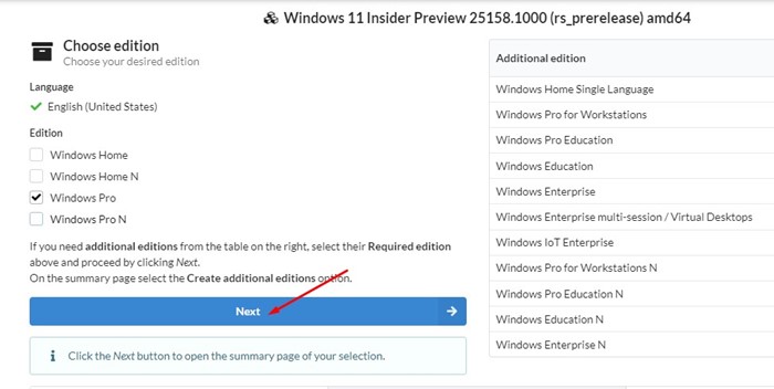 'Download and convert to ISO'