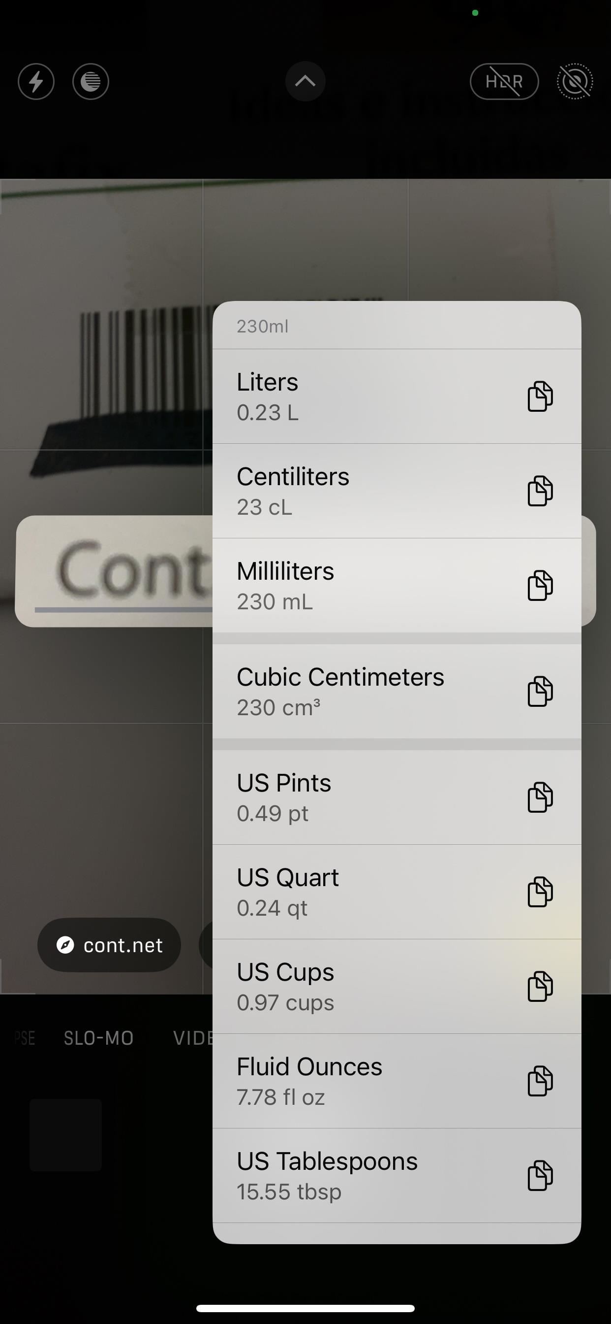 Use Your iPhone's Camera App for Real-Time Translations and Unit Conversions