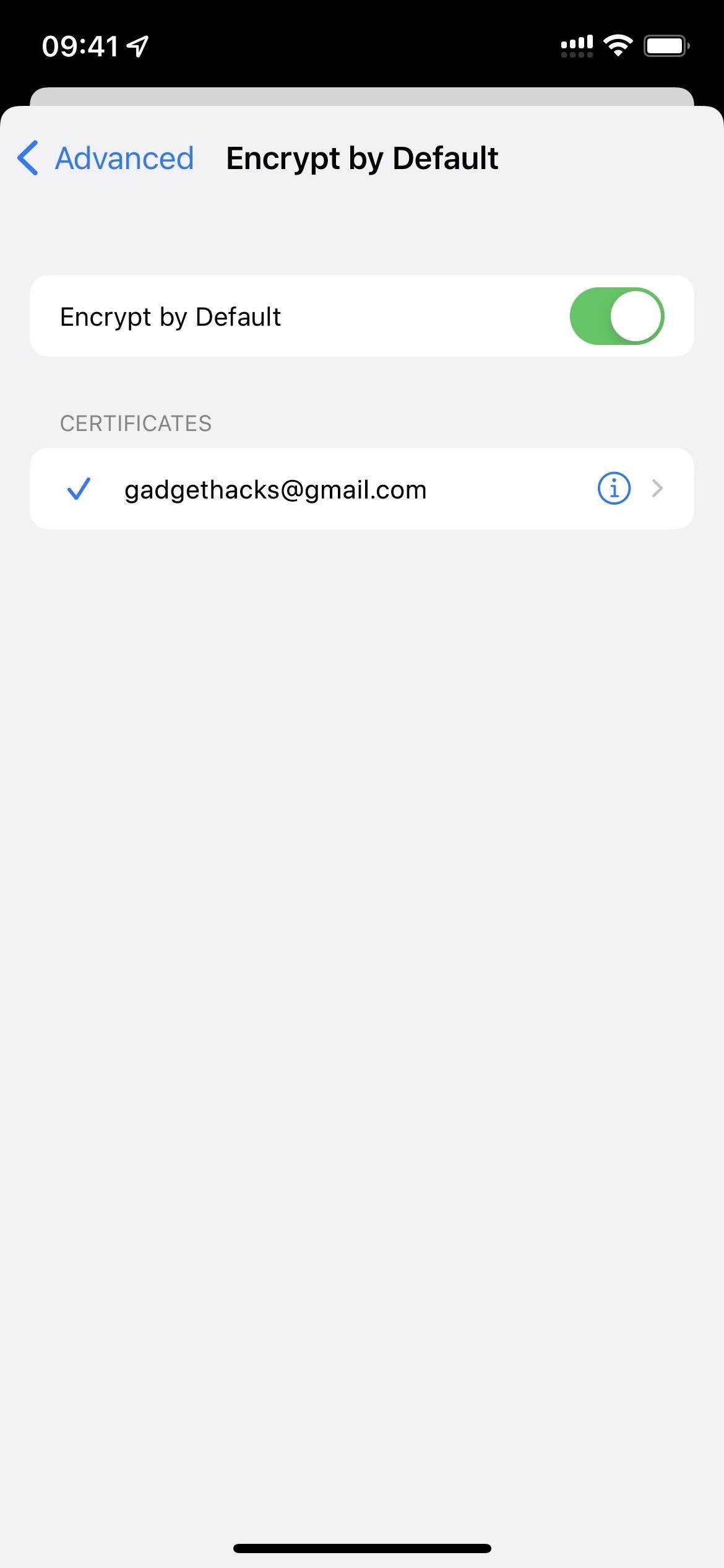 Use Your iPhone's Mail App to Send and Receive End-to-End Encrypted Emails in Gmail