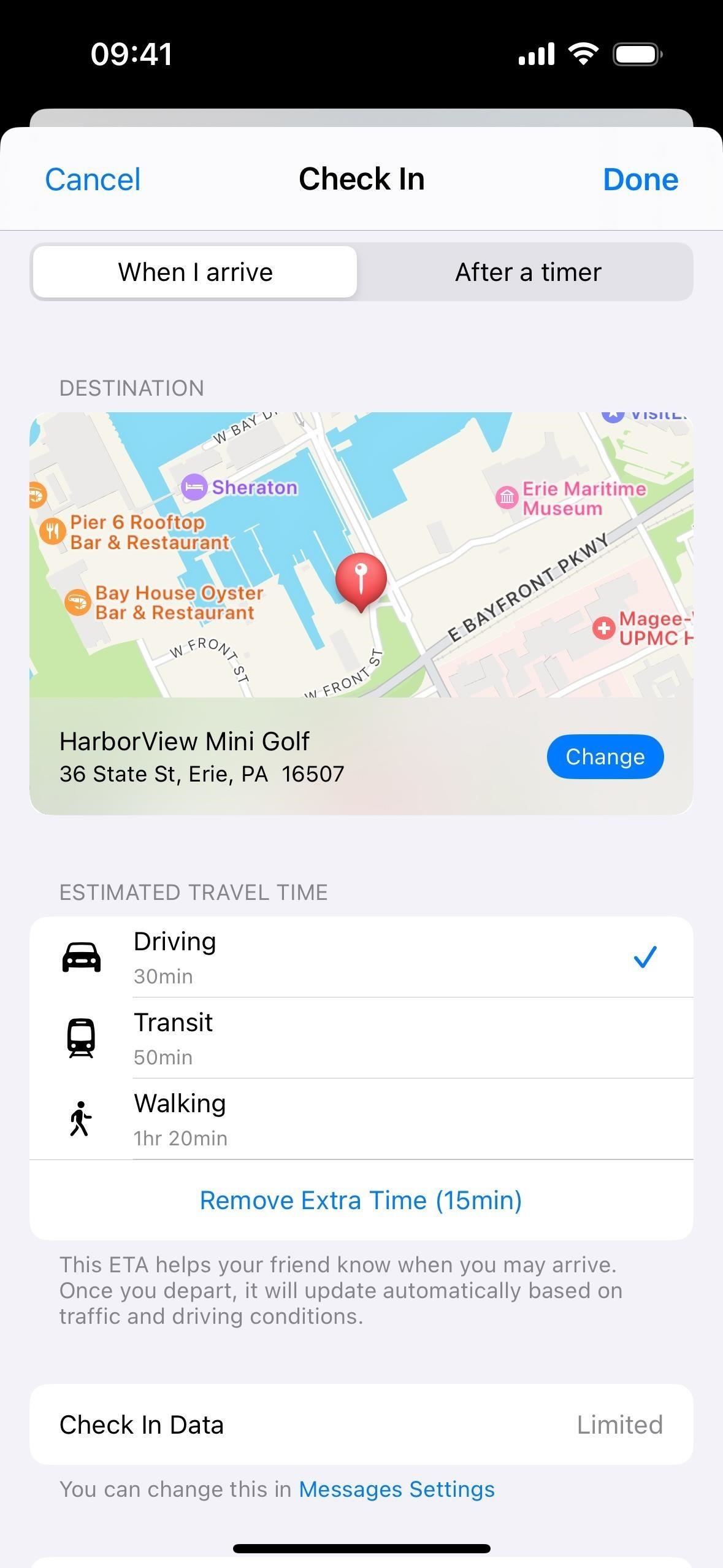 Use Your iPhone's New 'Check In' Feature to Let Contacts Know When You Arrive Safely at Your Destination