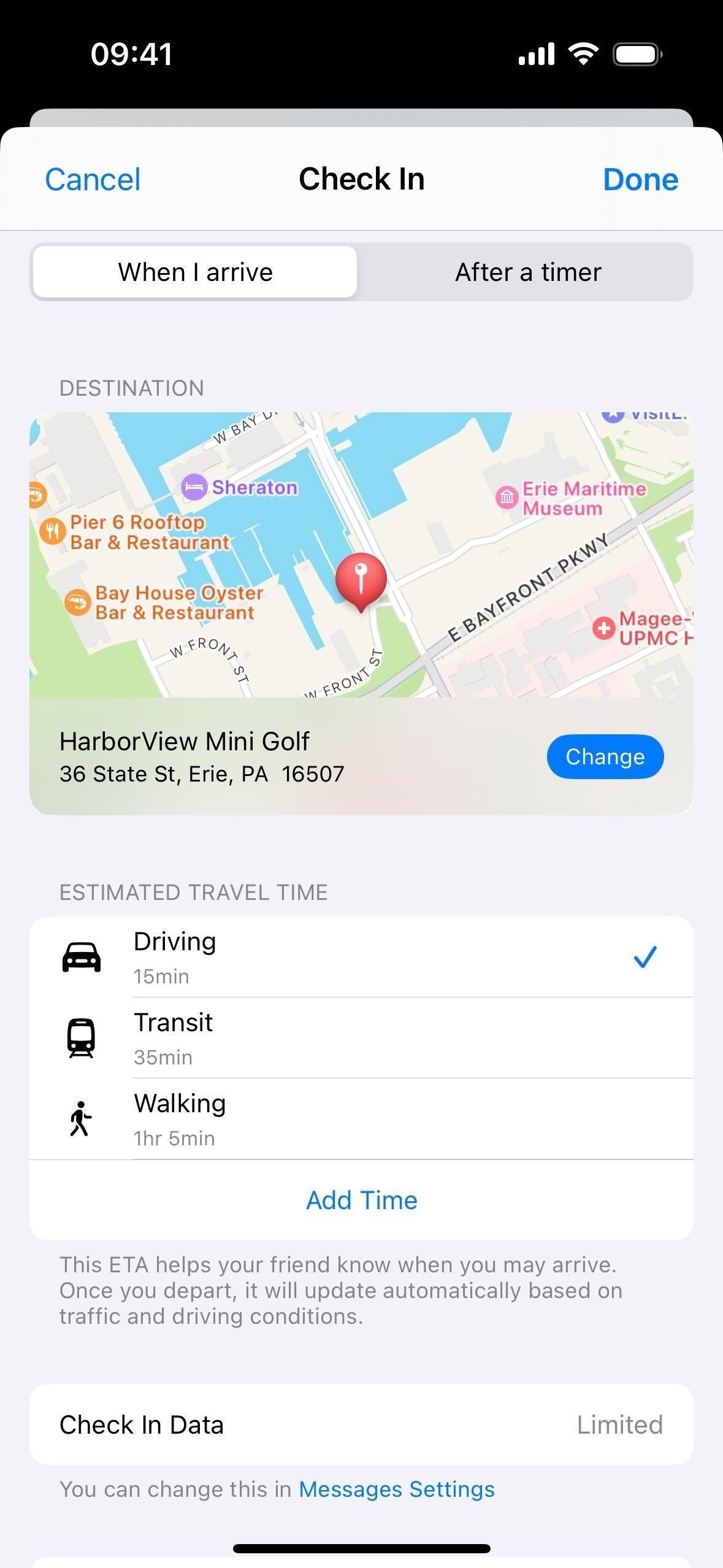 Use Your iPhone's New 'Check In' Feature to Let Contacts Know When You Arrive Safely at Your Destination