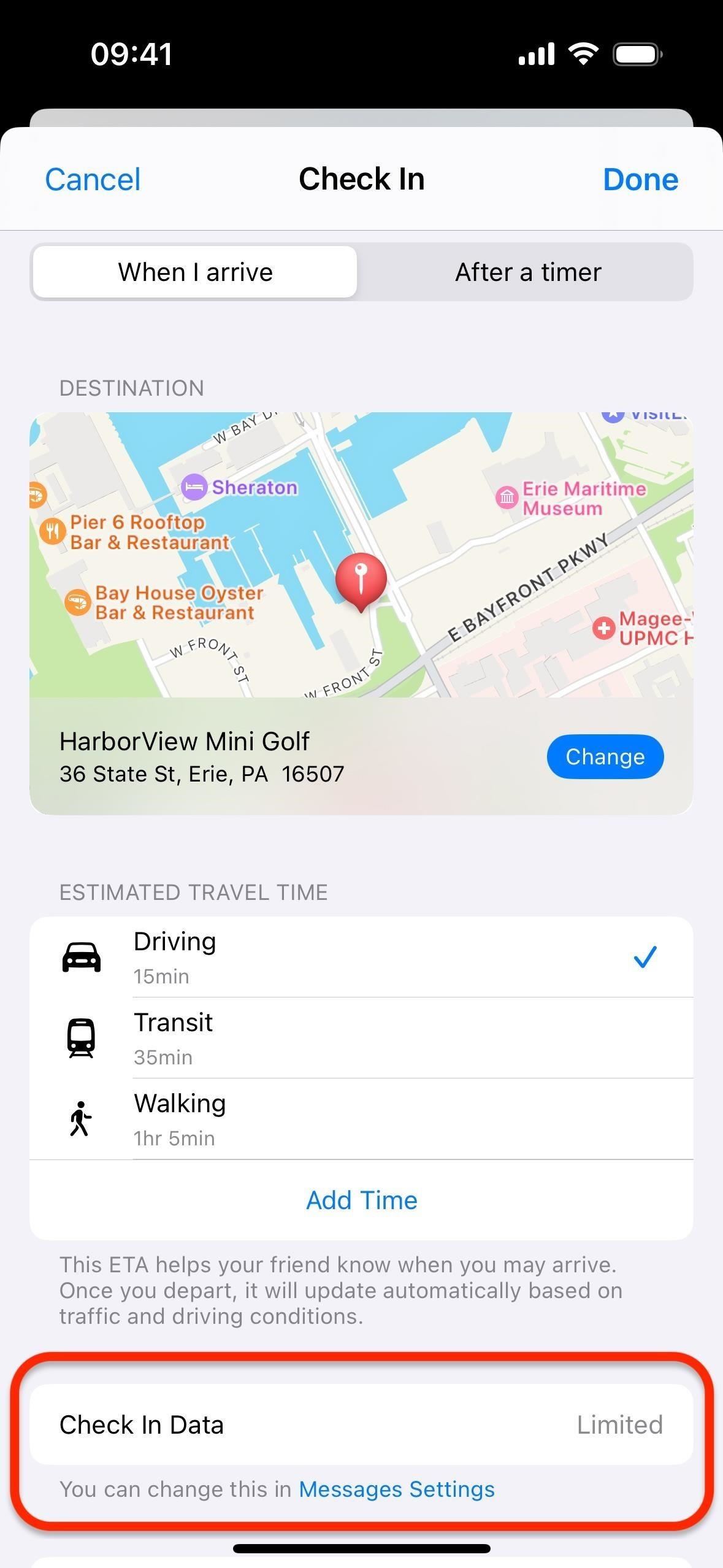 Use Your iPhone's New 'Check In' Feature to Let Contacts Know When You Arrive Safely at Your Destination