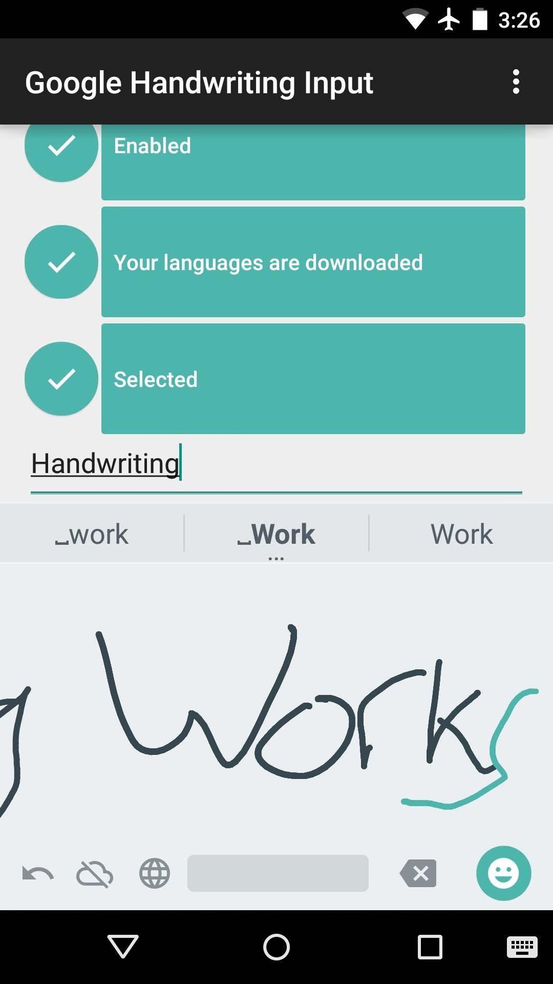 Use Your Own Handwriting to Enter Text on Android