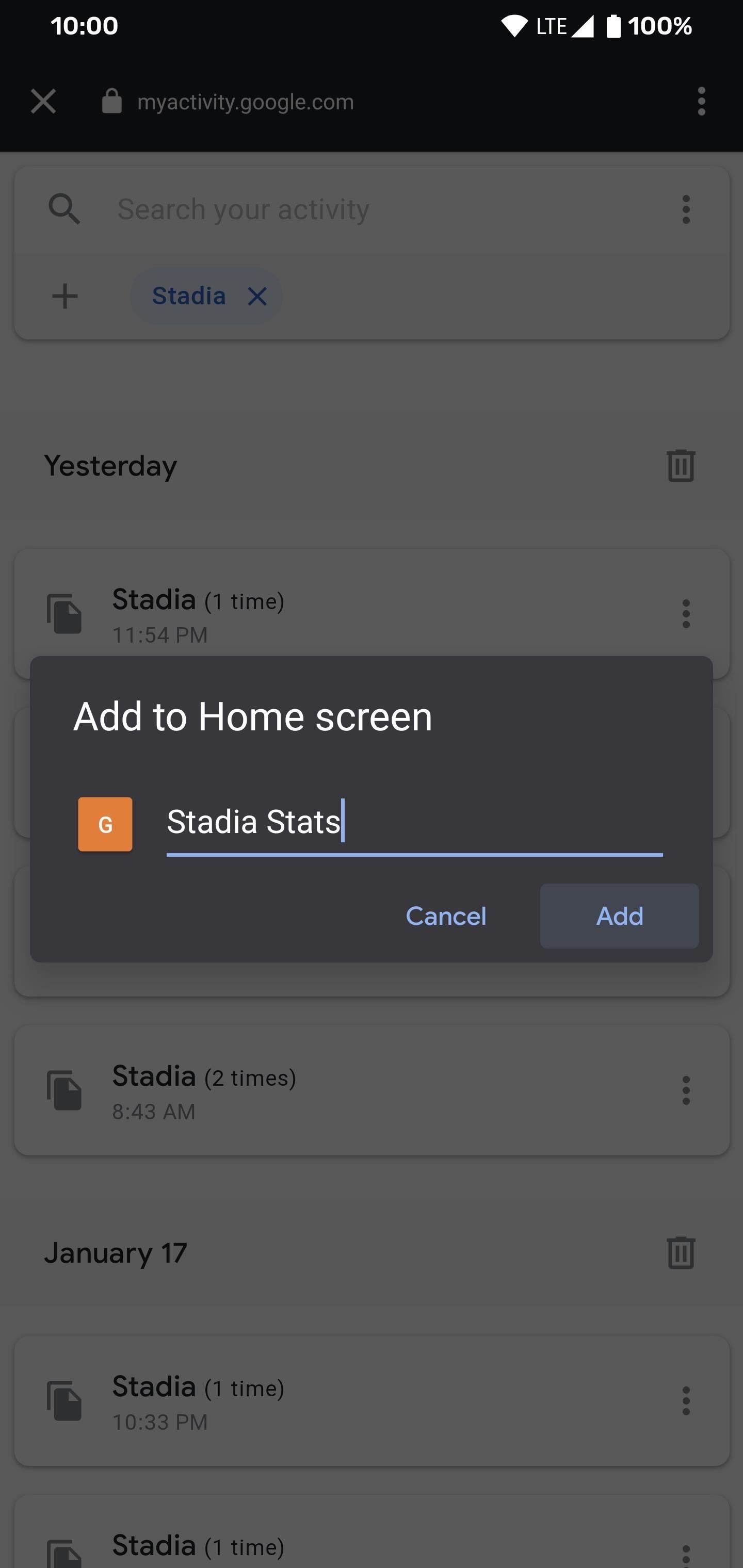 How to View Your Stadia Gaming Sessions from Your Google Account History