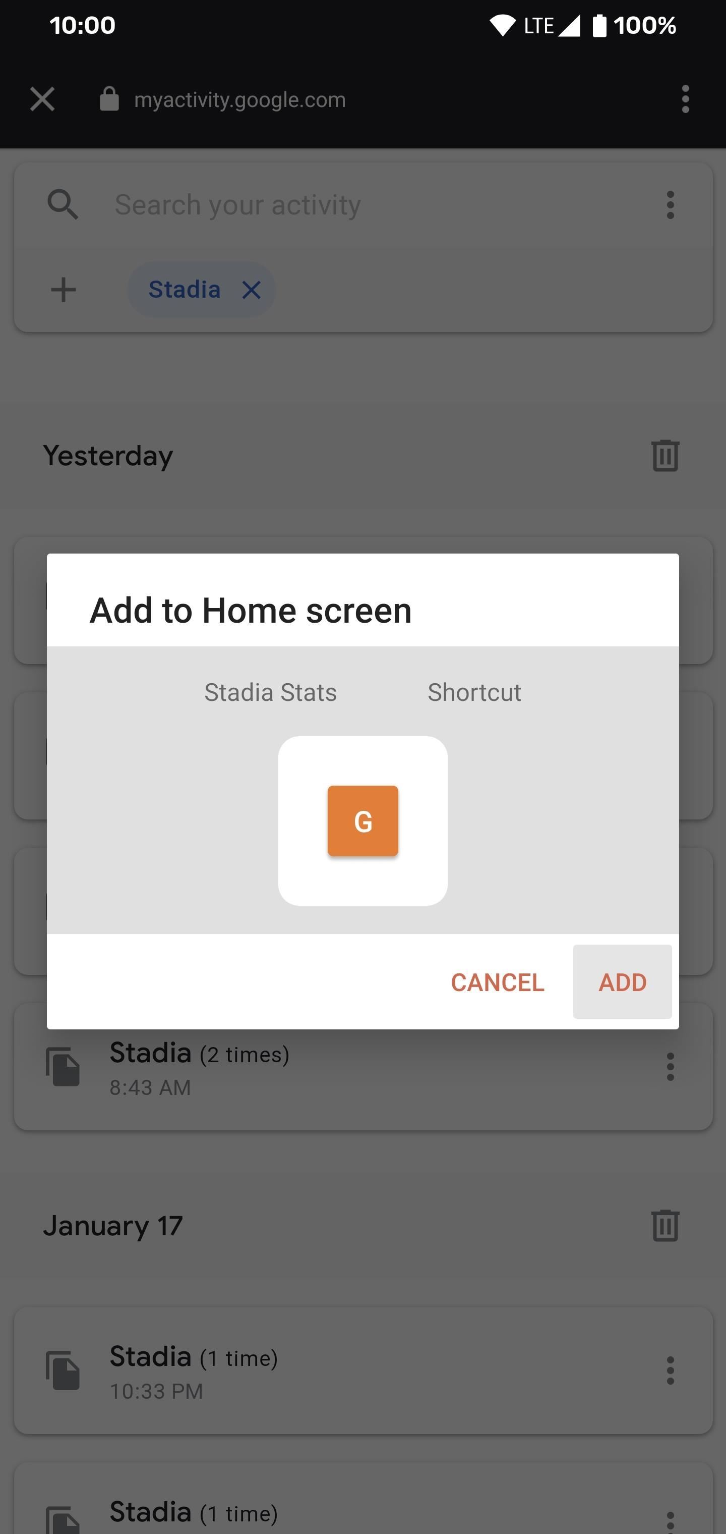 How to View Your Stadia Gaming Sessions from Your Google Account History