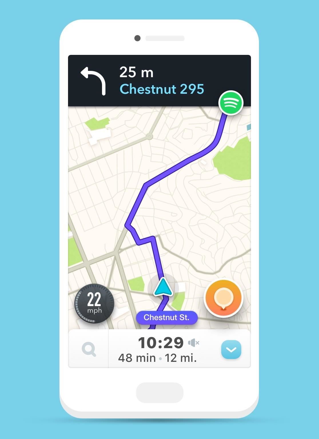 Waze & Spotify Team Up for Easy Access to Music While You Drive