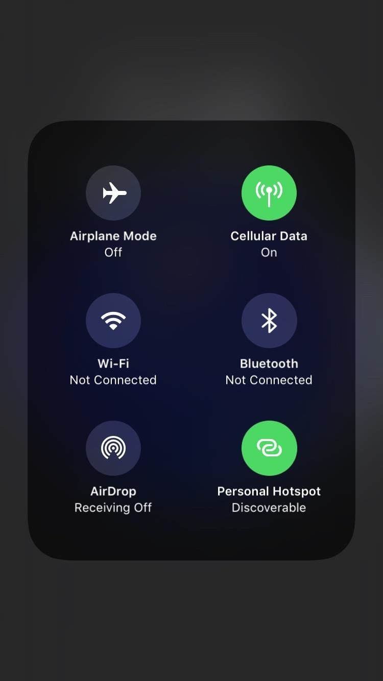 What All the Bluetooth & Wi-Fi Symbols Mean in iOS 11's New Control Center (Blue, Gray, or Crossed Out)