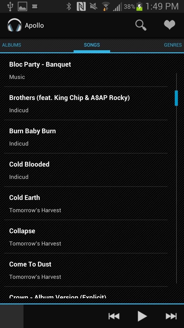 Whip Your Tunes into Shape with CyanogenMod's Apollo Music Player for the Samsung Galaxy Note 2