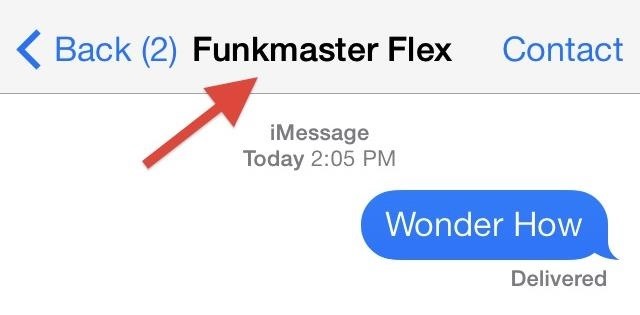 Who Is This? How to Display Full Contact Names in the iOS 7 Messages App