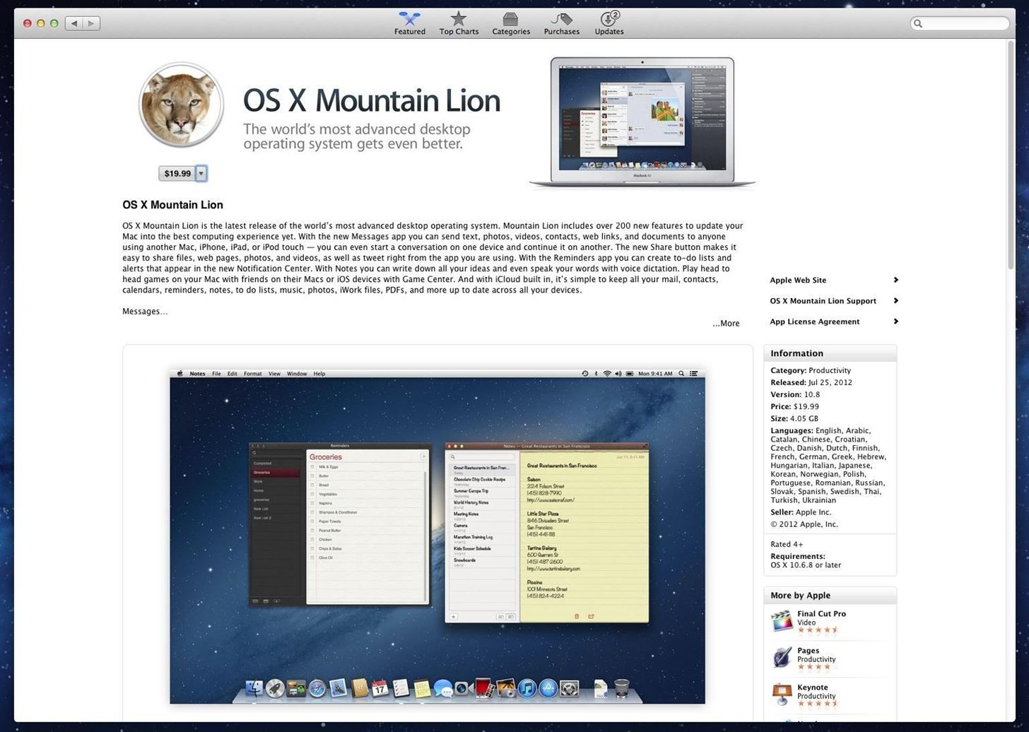 Will Installing OS X Mountain Lion Break My Apps?