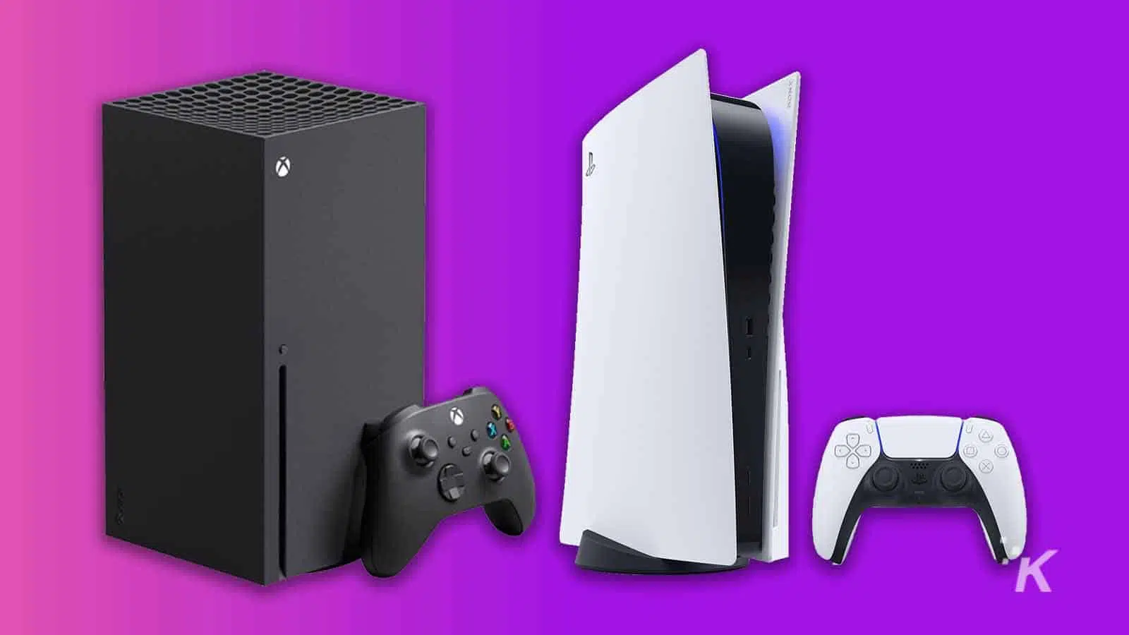 xbox series x next to ps5