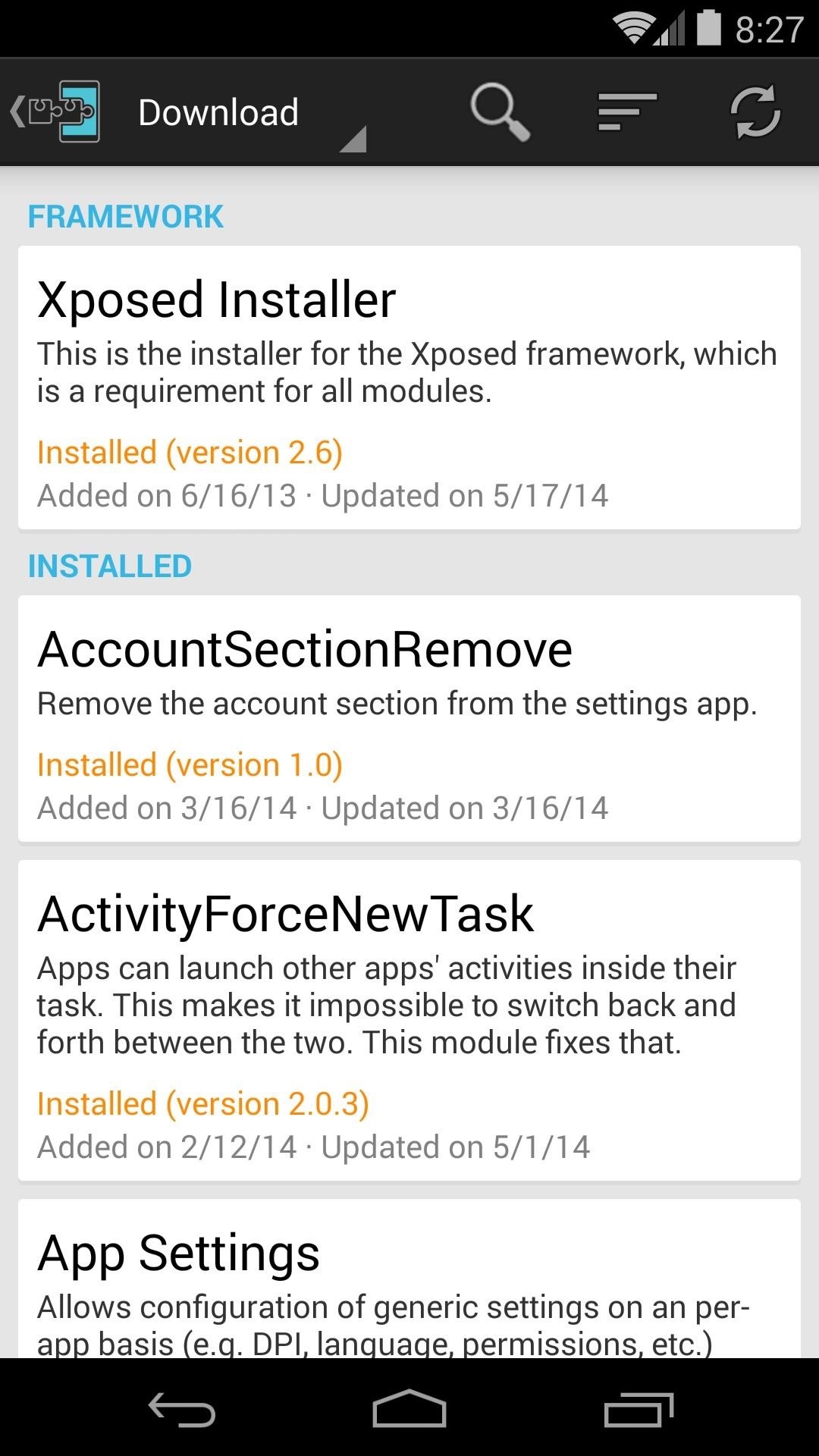 Xposed Installer Gets New Features & UI in Massive Update