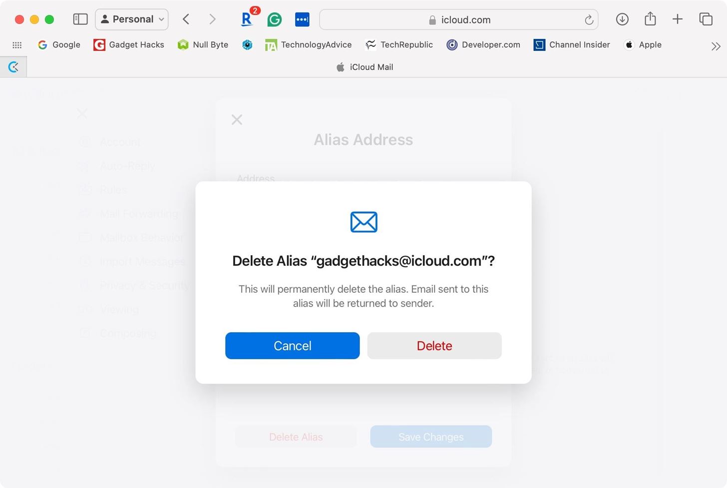 Your iCloud Email Lets You Create Aliases to Protect Your Primary Email Address and Organize Your Inbox