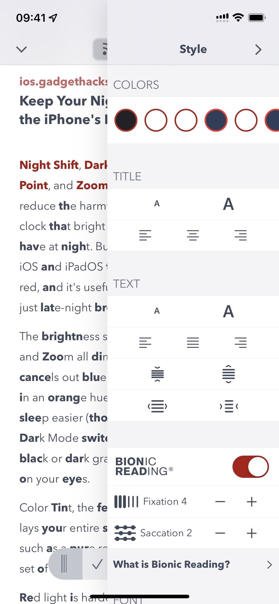 How Your iPhone Can Help You Read Faster with a Bionic Reading App