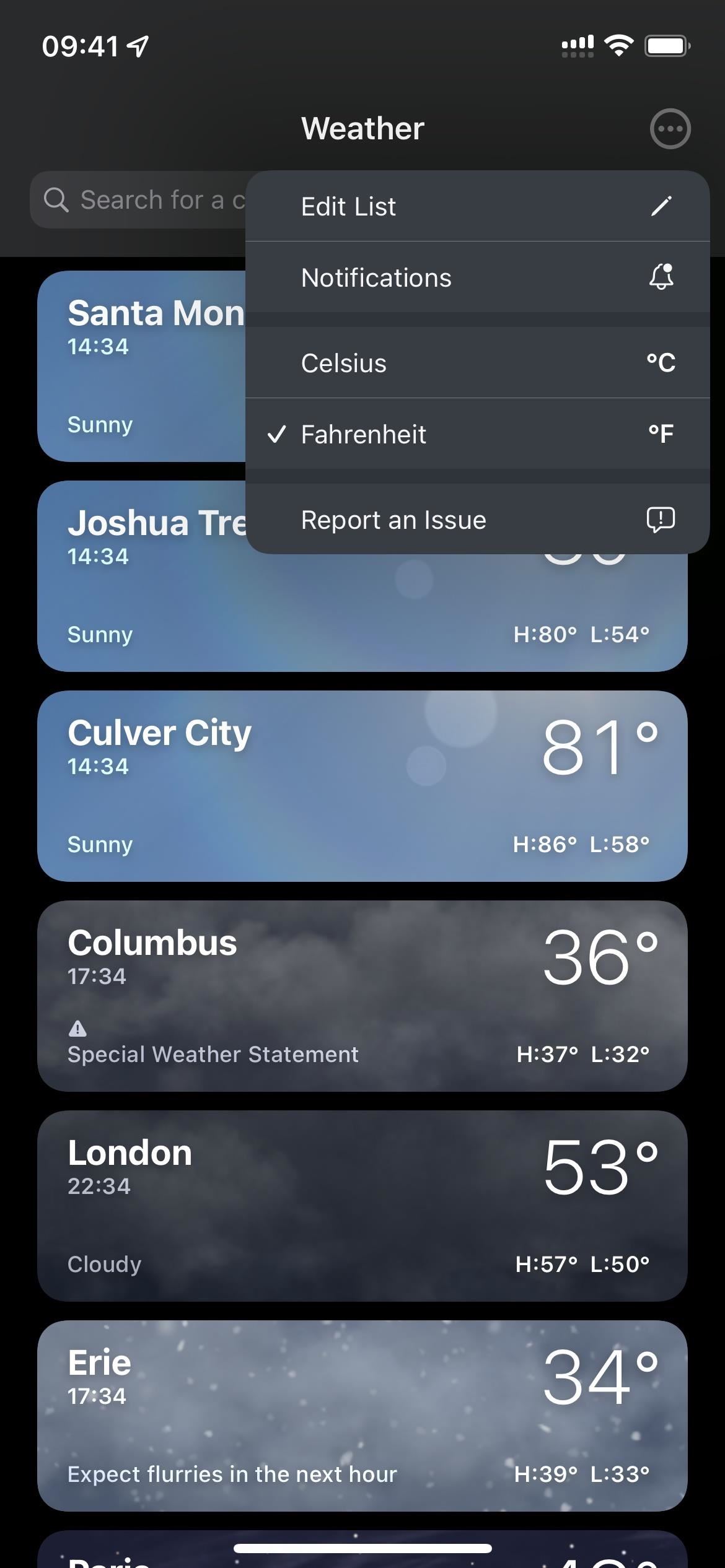 Your iPhone's Weather App Has a Crazy Number of Customization Options You Probably Didn't Know About