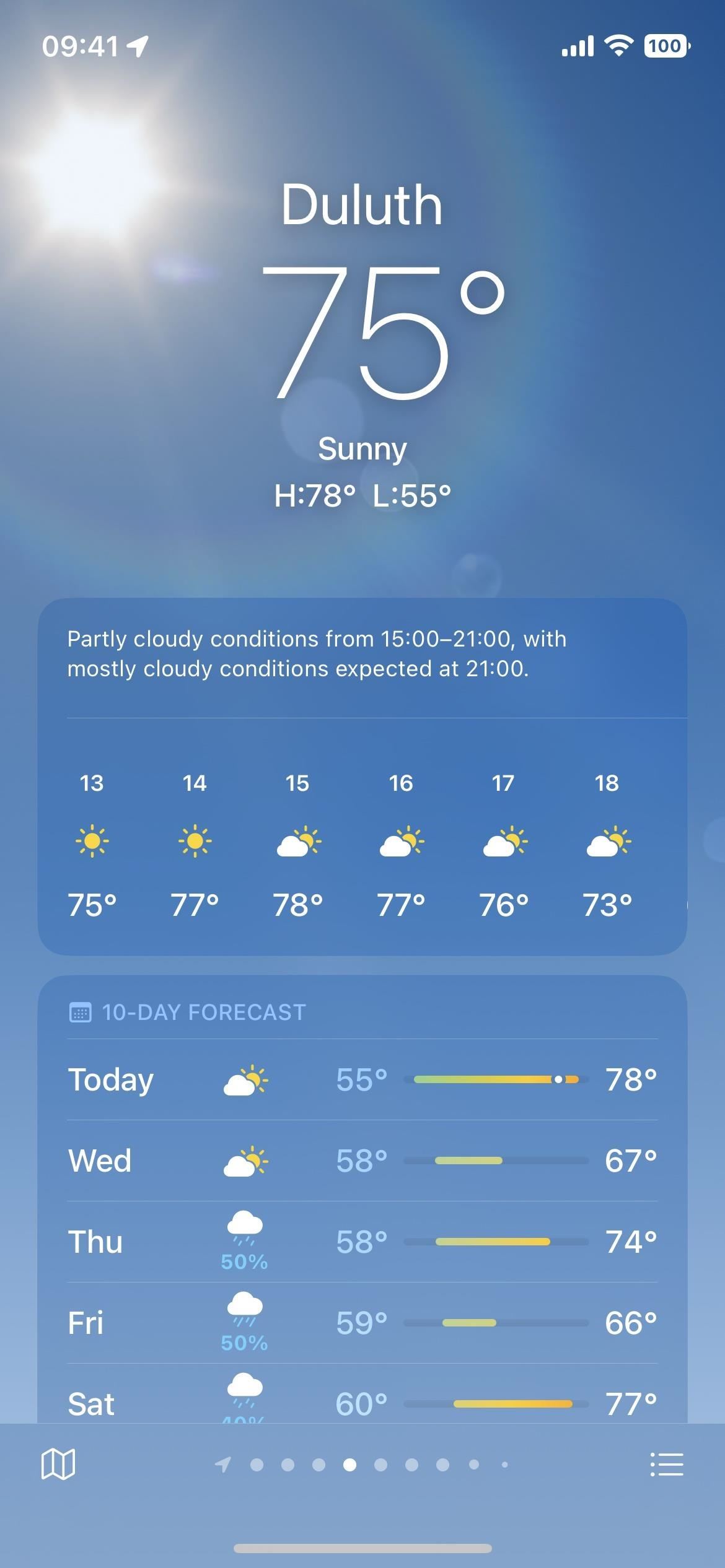 Your iPhone's Weather App Just Got 14 Major New Features