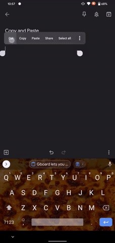 YSK: Gboard Lets You Copy & Paste Multiple Items