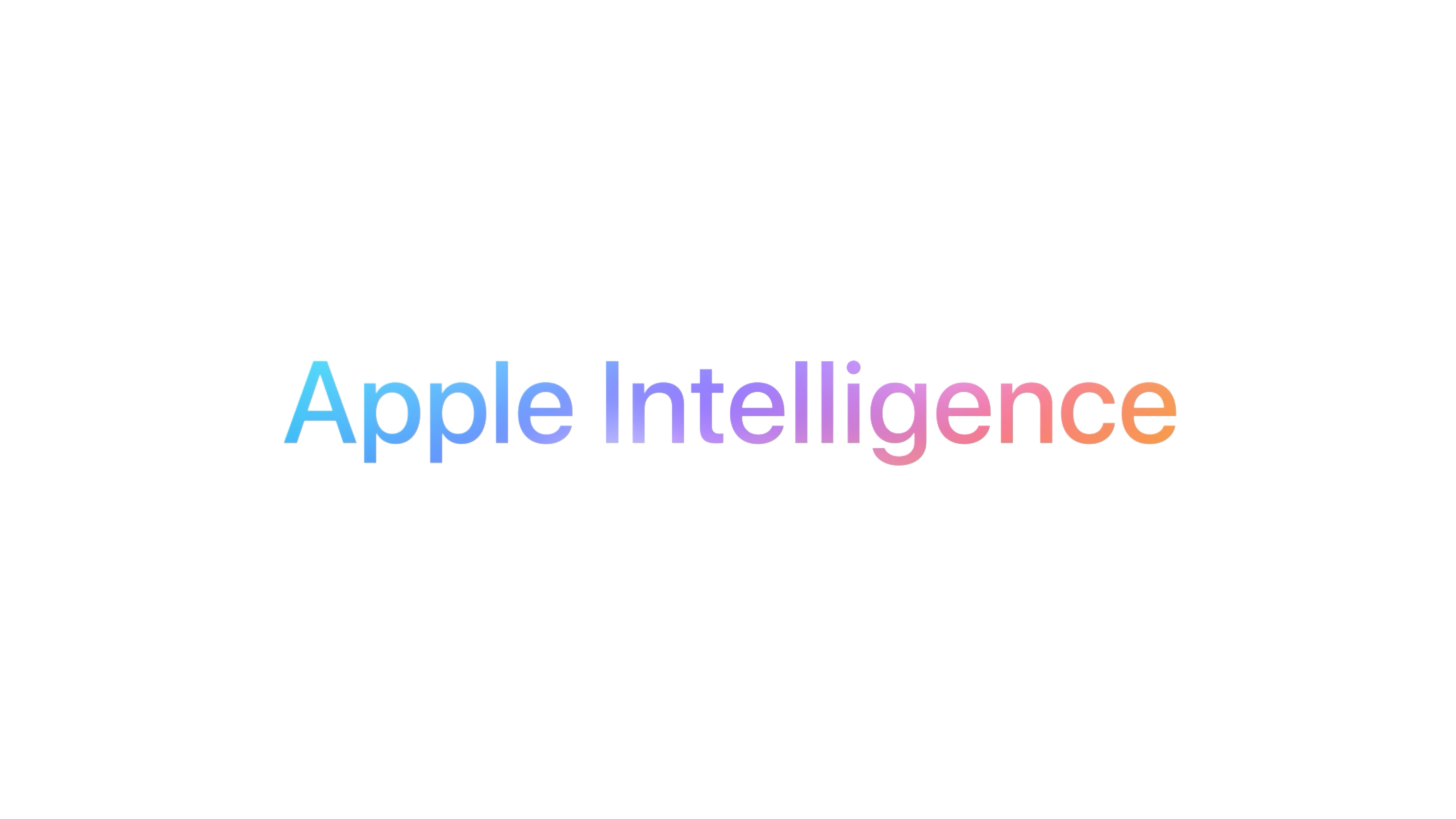 Apple Intelligence presentation slide at WWDC 2024.