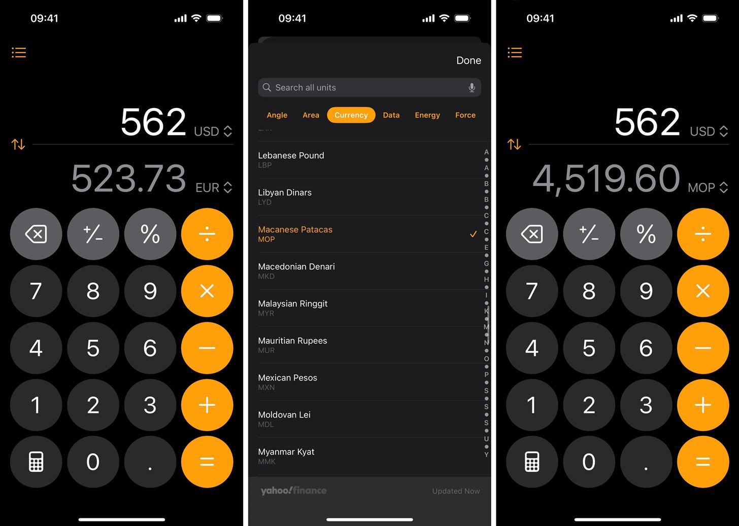 Apple's Massive Calculator Update Lets You Convert Currency, Area, Length, Time, and Other Measurement Units with Ease