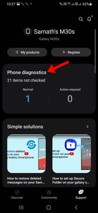 Phone Diagnostic