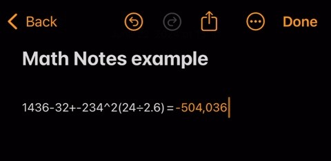 Get Instant Solutions to Mathematical Problems on Your iPhone or iPad with Apple's New Math Notes